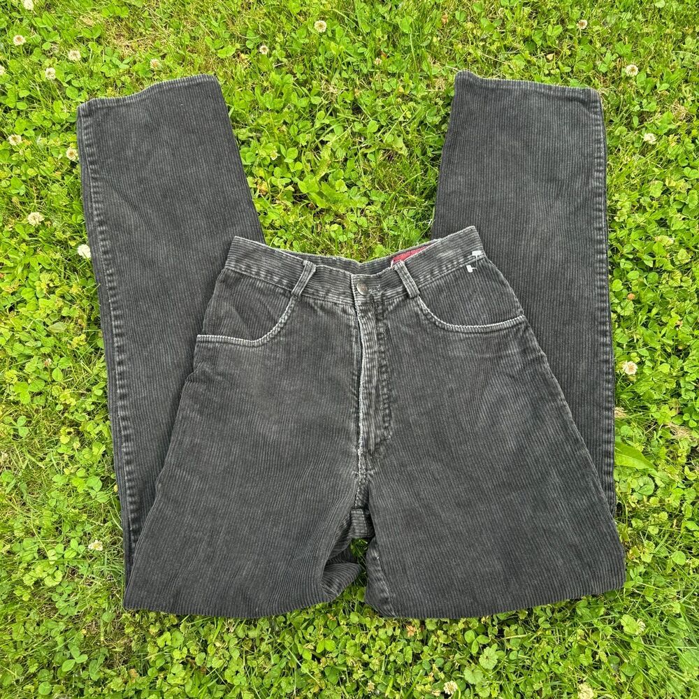 Vintage 90s Grunge Charcoal Corduroy Jeans
